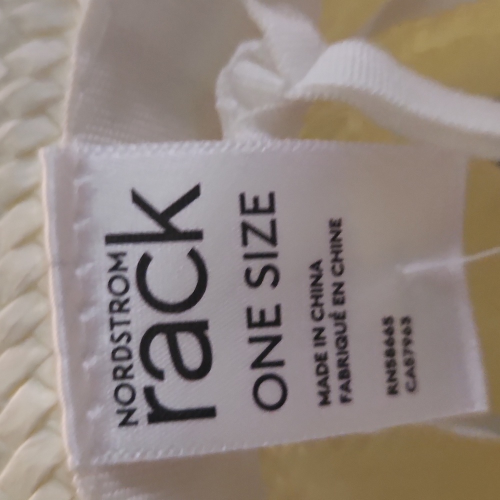 Straw Hat, Coverup/scarf, NWT, Nordstrom Rack, Orange, white Bundle - Picture 3 of 12
